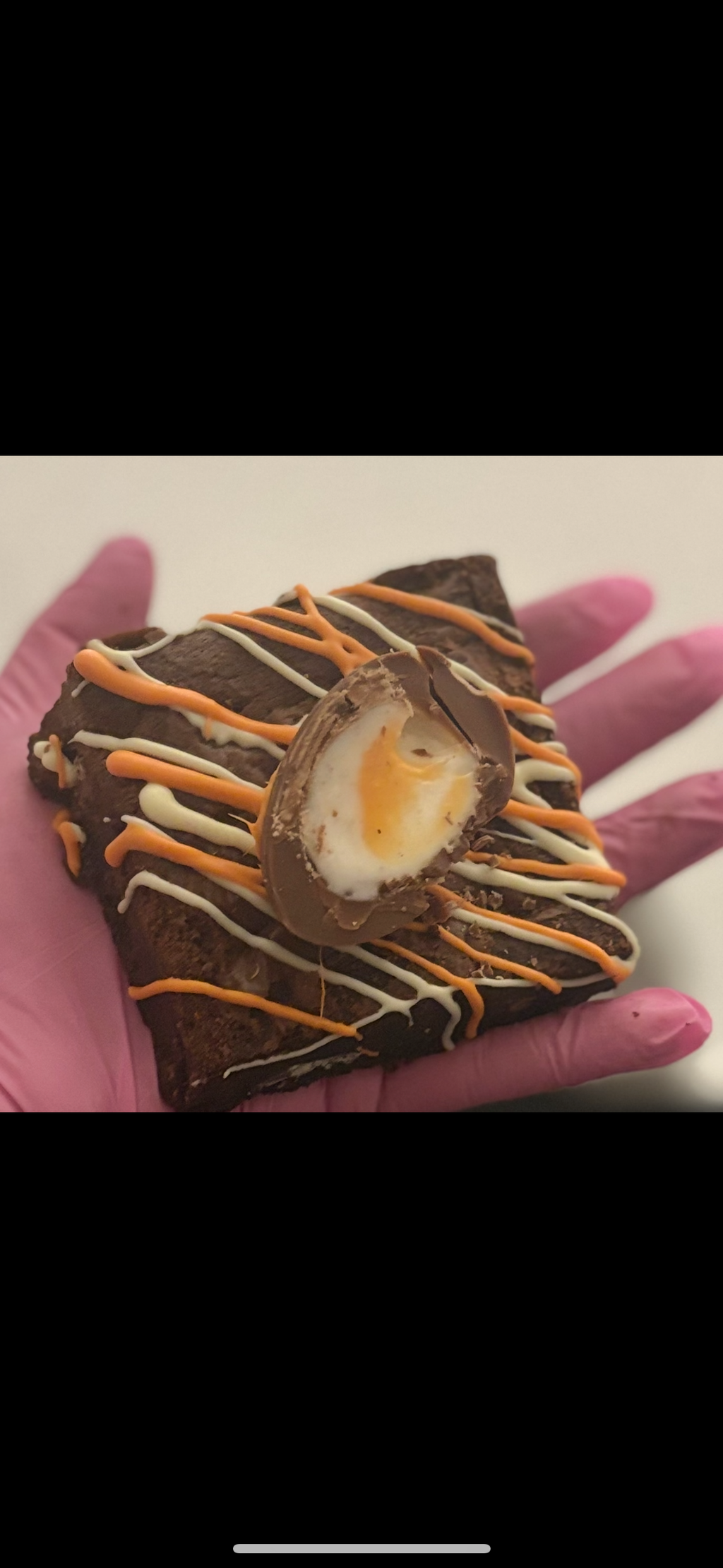 Cream egg brownies