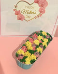 Floral mini cake tins
