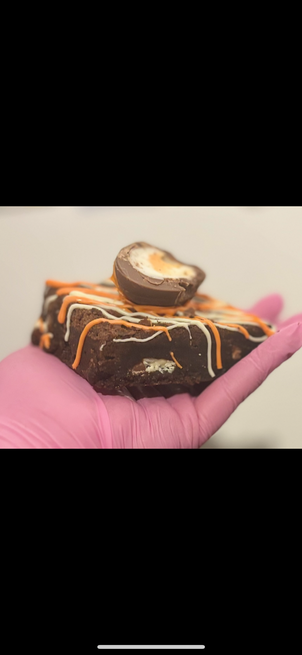 Cream egg brownies
