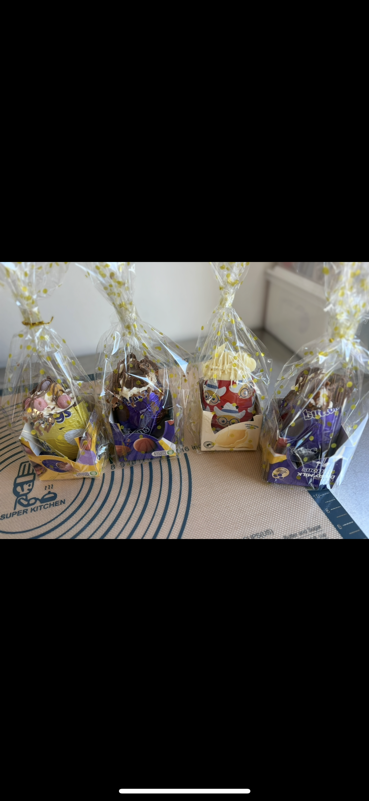 Filled Easter eggs